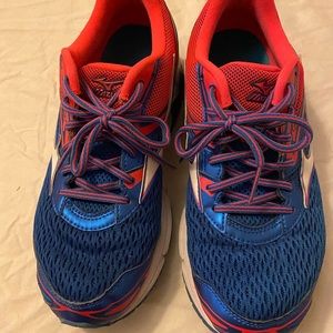 Ladies bright colored athletic shoes